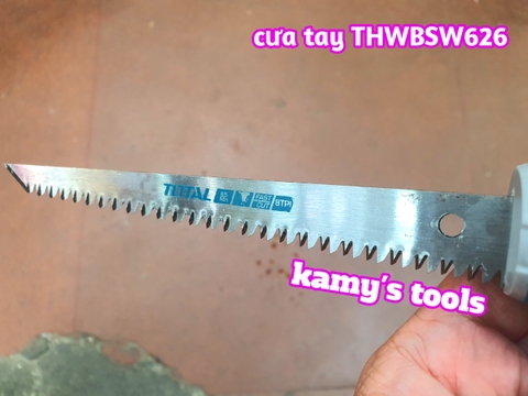 Cưa tay loại mỏ nhọn TOTAL THWBSW626 dài 6 inch 150mm