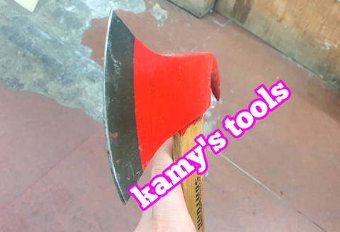 Búa rìu bổ củi, chặt cây, làm vườn, thoát hiểm, cứu hộ đa nặng 800g dài 385mm Sơn Tùng