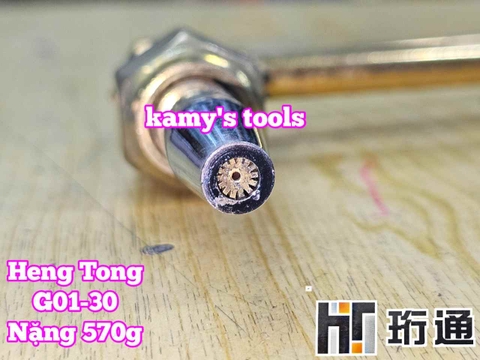 Tay cắt hơi oxy ga mỏ đèn cắt gió đá Heng Tong G01-30 nặng 570g dài 460mm
