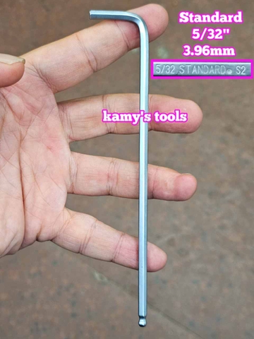 Lục giác bi hệ inch Standard 5/32 inch 3.96mm dài 145x28mm STD-68532