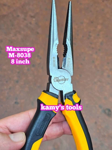 Kìm nhọn Maxsupe 6 inch 8 inch M-8036 M-8038