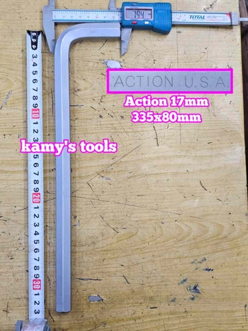 Lục giác đầu bằng Action 17mm dài 335mm ACK-62217