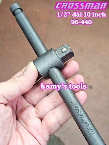 Cần tuýp trượt kéo 1/2 inch Crossman dài 10 inch 250mm 96-440