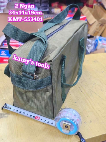 Túi đựng đồ nghề nhỏ 2 ngăn 34x14x19cm Kamytools KMT-553401