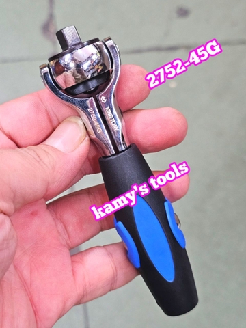 2752-45G Cần siết tự động lắc léo 1/4 inch Kingtony dài 114mm xoay 90 độ