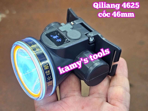 Đèn pin đội đầu Qiliang 4625 LED siêu sáng nội địa trung cốc 46mm