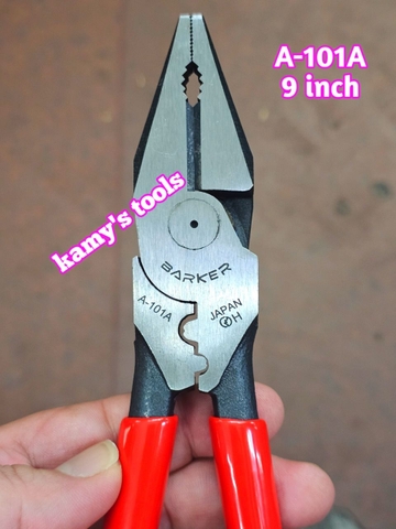 Kìm điện có bấm cos 9 inch 225mm Barker A-101A