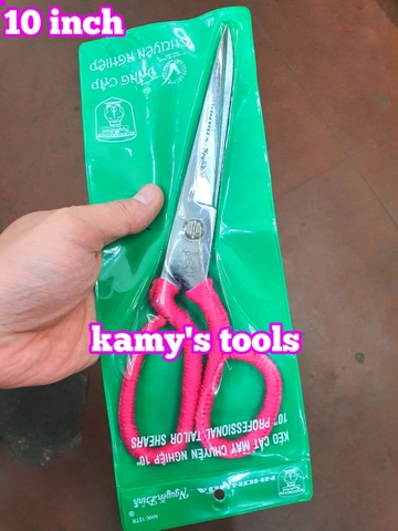 Kéo cắt vải nhơn hòa nguyễn đình inox thép không rỉ 10 inch 11 inch 12 inch