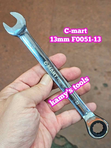 Cờ lê vòng miệng tự động C-mart 8mm 9mm 10mm 11mm 12mm 13mm F0051-08 F0051-09 F0051-10 F0051-11 F0051-12 F0051-13