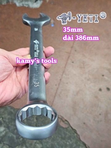 Cờ lê vòng miệng YETI Đầu Búa 35mm dài 386mm YETI-32035H