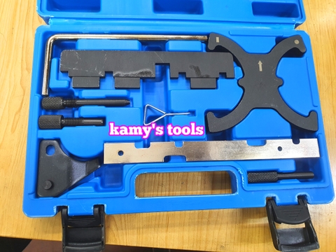 Bộ dụng cụ cân cam, dưỡng đặt cam xe Ford Ecosport Focus Fiesta Modeo Ecoboost 1.5L và 1.6L Trigoldte 9 chi tiết