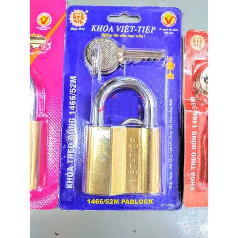 Ổ Khóa Việt Tiệp Đồng 4f, 5f, 6f