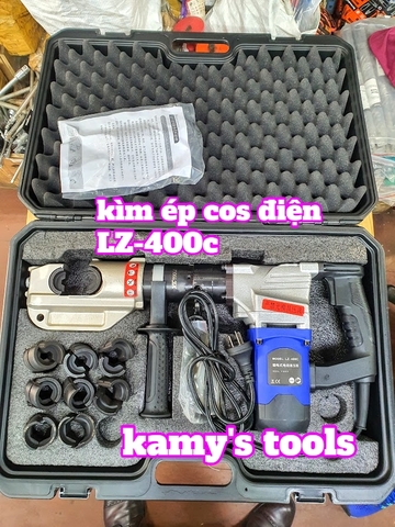 Kìm ép cos thủy lực dùng điện LZ-400C XC TOOLS ép đến 400mm2, máy ép cos bằng điện