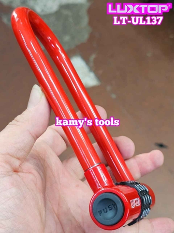 Ổ khóa số mật mã chữ U 4 chữ số Luxtop LT-UL137 càng dài 127mm