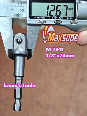 Đầu chuyển tuýp từ bắn vít sang bulong 1/4 inch và 1/2 inch Maxsupe M-7840 M-7841