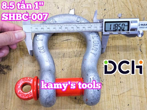 Ma ní omega chốt vặn ren SHBC-007 DCH 8.5 tấn 1 inch đường kính ty ren 28mm