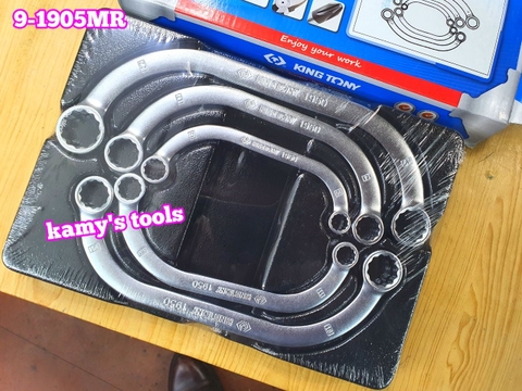 Bộ cờ lê 2 đầu vòng trái me Kingtony 9-1905MR 5 chi tiết từ 10-22mm
