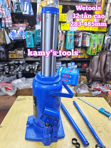 Kích con đội thuỷ lực 32 tấn cao Wetools WT0232 283mm-468mm