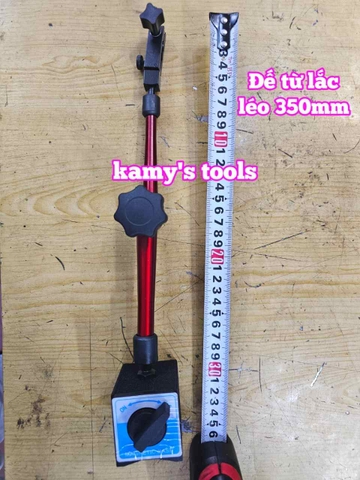 Chân đế từ nam châm gá đồng hồ so lắc léo dài 350mm WCE-A Wetools