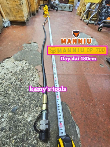 Bơm tay thủy lực Manniu CP-700 thân 60x520mm dung tích 700cc