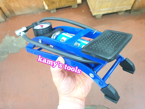 [Chính hãng] Bơm hơi đạp chân 1 xilanh Cmart model L0001, bơm xe đạp ô tô