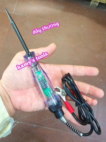 3-48V Bút thử điện kiểm tra mạch điện một chiều DC chuẩn đoán bình ắc quy xe máy ô tô kamytools