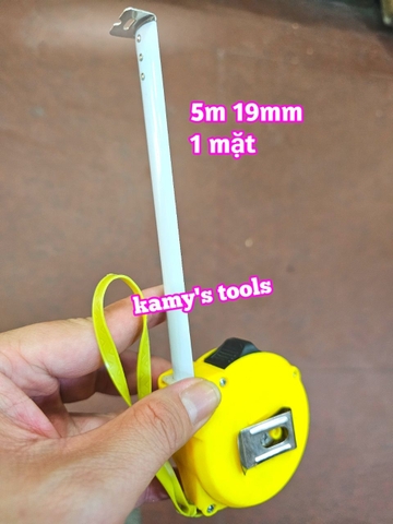 Thước Kéo 5m Bản 25mm Winshine Kéo Không Gãy (Thước Kéo 5m, Thước Rút 5m, Thước Cuốn 5m)