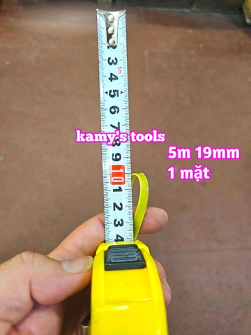 Thước Kéo 5m Bản 25mm Winshine Kéo Không Gãy (Thước Kéo 5m, Thước Rút 5m, Thước Cuốn 5m)