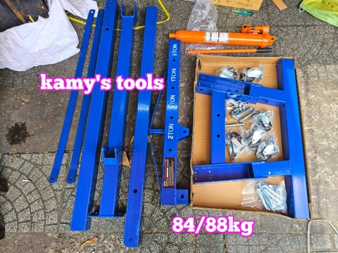 Cẩu móc động cơ ô tô 2 tấn nặng 84/88kg 2 xy lanh bơm nhanh gấp 2 lần