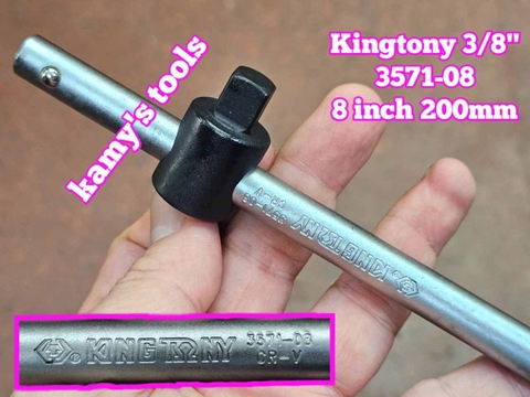 Cần tuýp siết đầu trượt 3/8 inch kingtony model 3571-08 dài 200mm