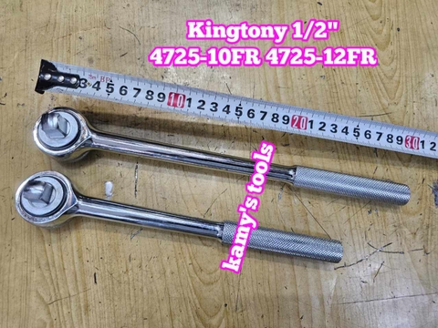 Cần siết tự động 1/2 inch Kingtony model 4725-10FR dài 250mm và 4725-12FR dài 300mm đầu tròn