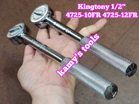 Cần siết tự động 1/2 inch Kingtony model 4725-10FR dài 250mm và 4725-12FR dài 300mm đầu tròn
