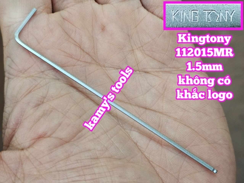 Lục giác bi Kingtony 1.5mm 2mm 2.5mm 3mm 4mm 5mm 6mm 8mm 10mm 112015MR 112002MR 112025MR 112003MR 112004MR 112005MR 112006MR 112008MR 112010MR