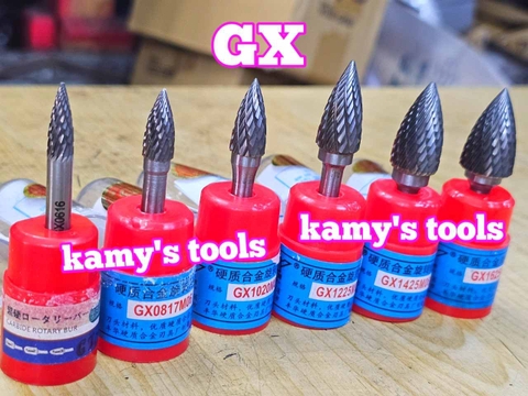 Mũi Mài Mũi Doa Hợp Kim Thép Gx 6mm 8mm 10mm 14mm 16mm