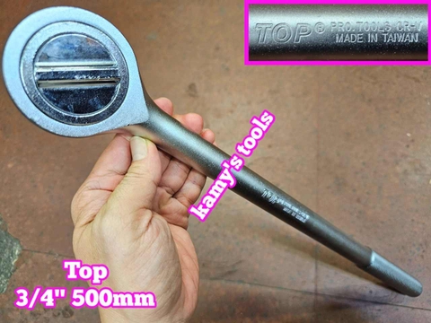 Cần tuýp tự động đầu tròn 3/4 inch Top 45 răng dài 500mm TSA-00003