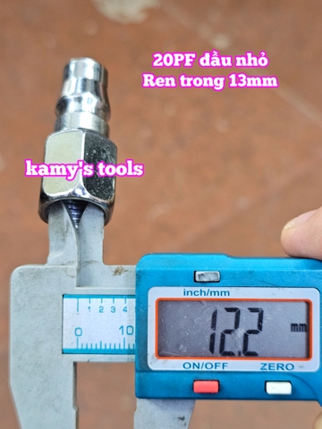 Bộ nối nhanh hơi khí nén ren trong 13mm 20PF 20SF