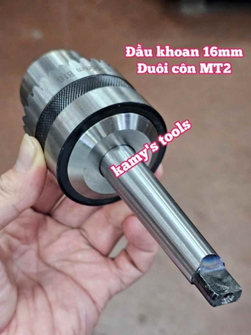 Combo Đầu kẹp mũi khoan sắt 1-16mm và chuôi côn MT2 Wetools WT-DC16MT2