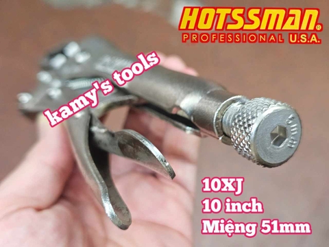 Kìm bấm chết Hotssman 10 inch 250mm mở miệng 51mm 10XJ