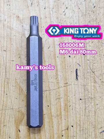 Mũi vít đóng đầu bông Kingtony M6 M8 M9 M10 dài 80mm 168006M 168008M 168009M 168010M 168012M 168014M