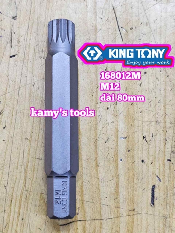 Mũi vít đóng đầu bông Kingtony M6 M8 M9 M10 dài 80mm 168006M 168008M 168009M 168010M 168012M 168014M