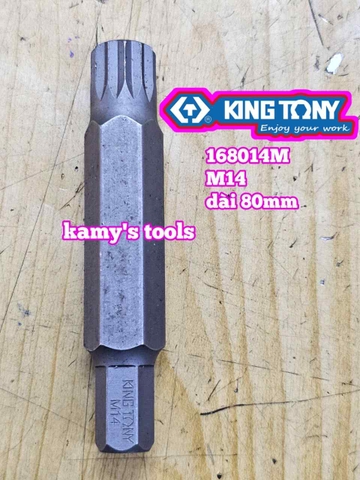 Mũi vít đóng đầu bông Kingtony M6 M8 M9 M10 dài 80mm 168006M 168008M 168009M 168010M 168012M 168014M