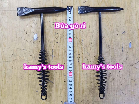 Búa gõ rỉ sét cán sắt có lò xo Wetools WT-2361 WT-2362