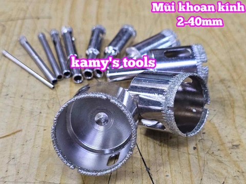 Mũi khoan kính 3mm 4mm 5mm 6mm 8mm 10mm 12mm 14mm 16mm 18mm 20mm 21mm 22mm 24mm 25mm 27mm 30mm 32mm 34mm 36mm 38mm 40mm