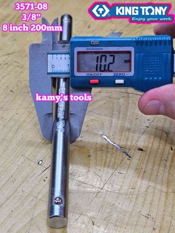 Cần tuýp siết đầu trượt 3/8 inch kingtony model 3571-08 dài 200mm
