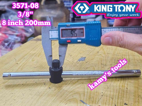 Cần tuýp siết đầu trượt 3/8 inch kingtony model 3571-08 dài 200mm