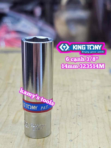 Đầu tuýp 3/8 inch 6 cạnh Kingtony 7mm 8mm 9mm 10mm 11mm 12mm 13mm 14mm 16mm 17mm 19mm 323507M 323508M 323509M 323510M 323511M 323512M 323513M 323514M 323516M 323517M 323519M