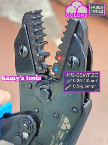 Kìm bấm cos pin cos tròn Fasen HS-06WF2C chính hãng