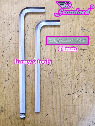 Lục giác hệ mét 14mm Standard có bi và không bi STD-68014A STD-68014B