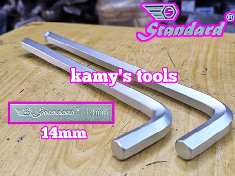 Lục giác hệ mét 14mm Standard có bi và không bi STD-68014A STD-68014B