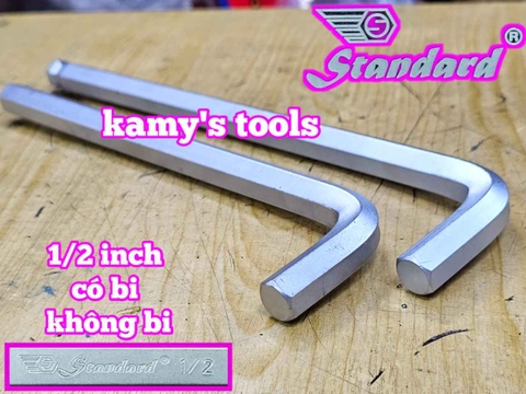 Lục giác hệ inch 1/2 inch 12.7mm Standard không bi và có bi STD-68120A STD-68120B